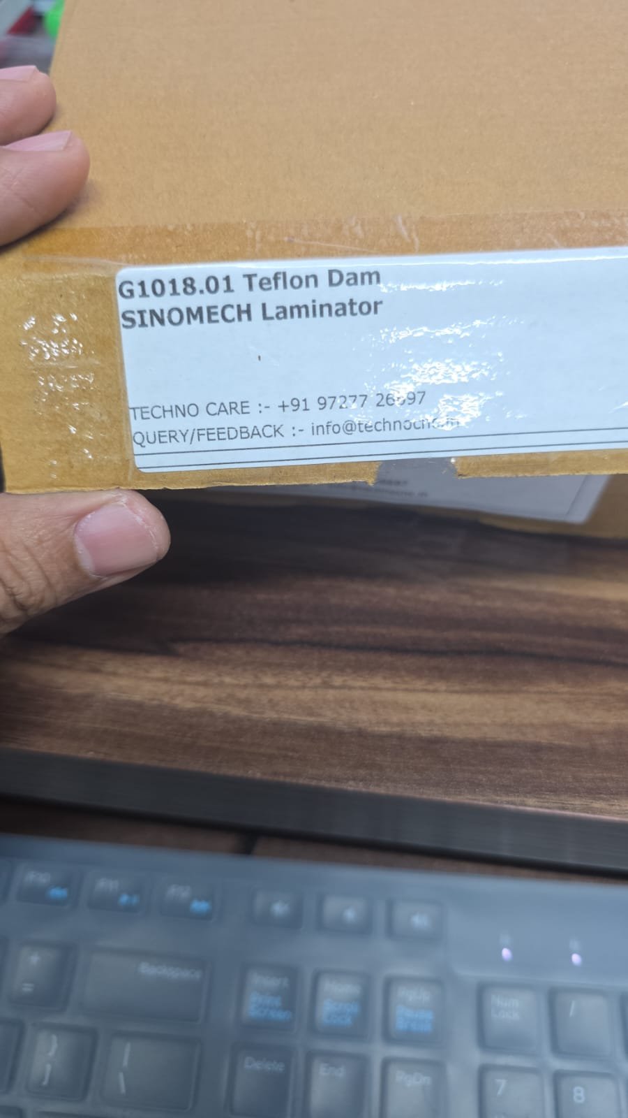 Teflon Dam SINOMECH Laminator