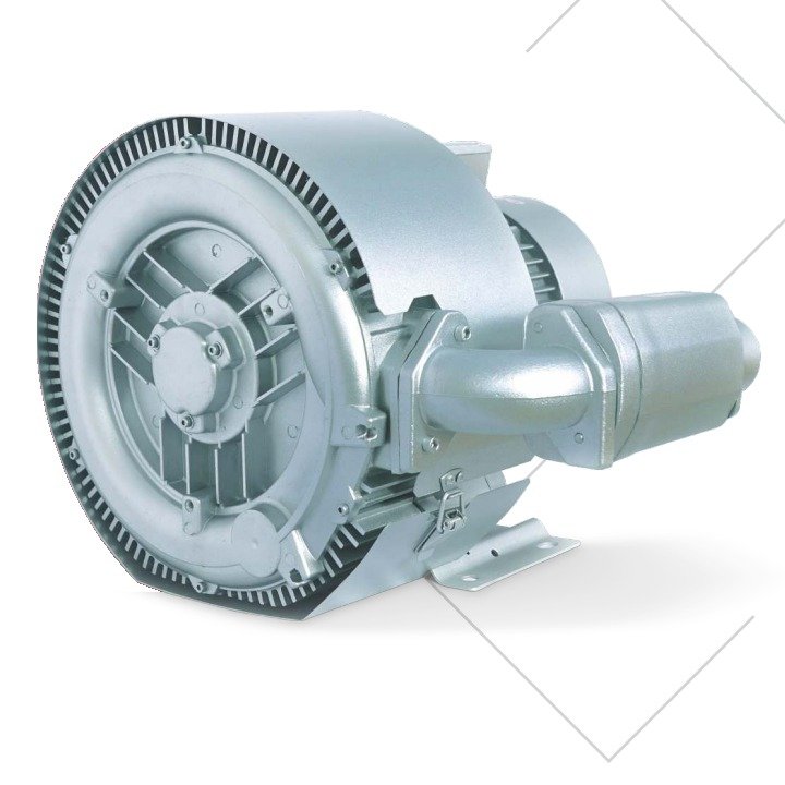 TECHNO Three Phase Double Stage Ring Blower (High Pressure Side Channel Blower), 1 HP to 10 HP