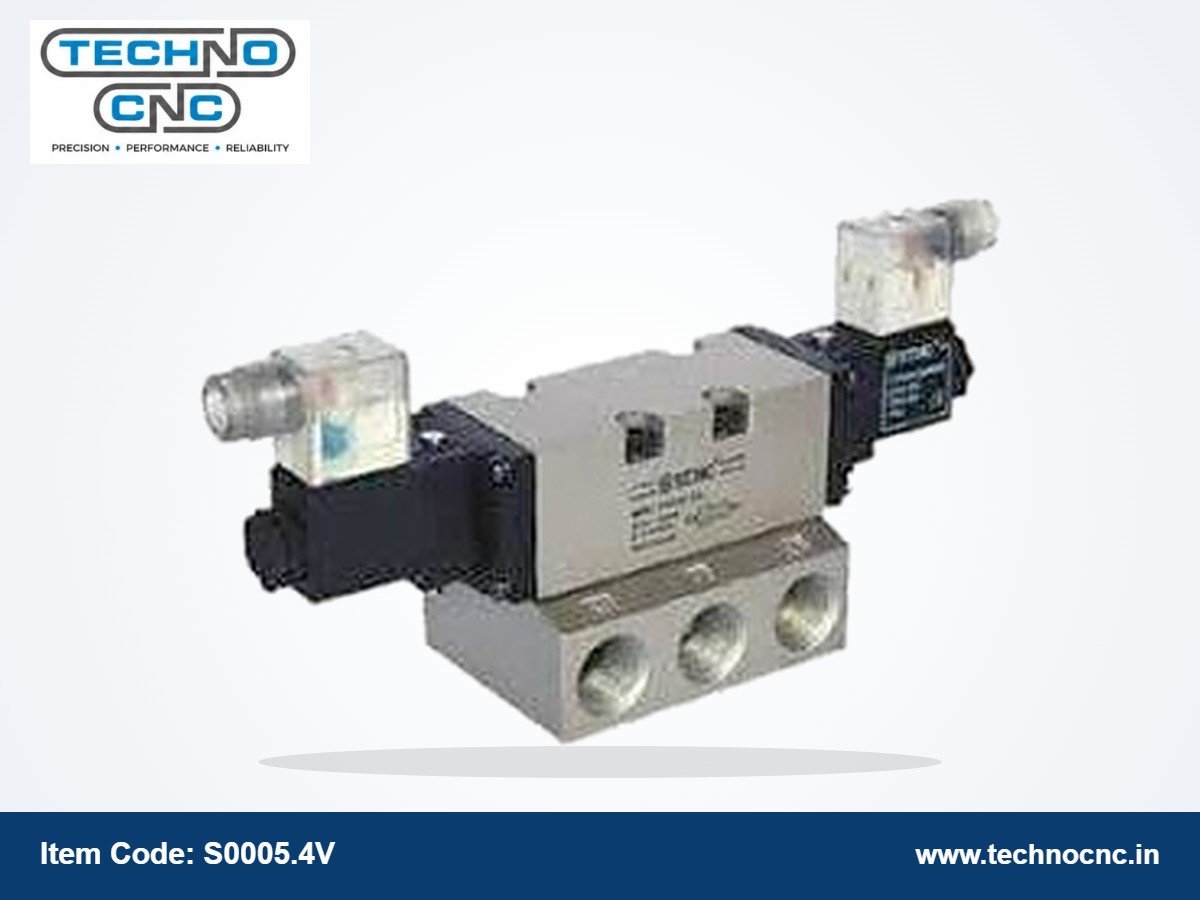OEM 5/2 & 5/3 Way Solenoid Valve 4V Series – Single / Double Solenoid, M5 to 1/2"