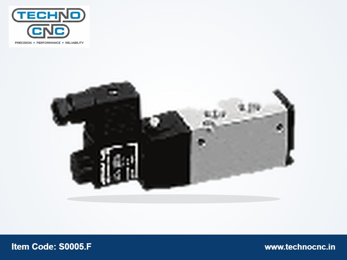 OEM F-Series Pneumatic Solenoid Valve – 3/2 & 5/2 Way Single / Double, 1/8" to 1/2"