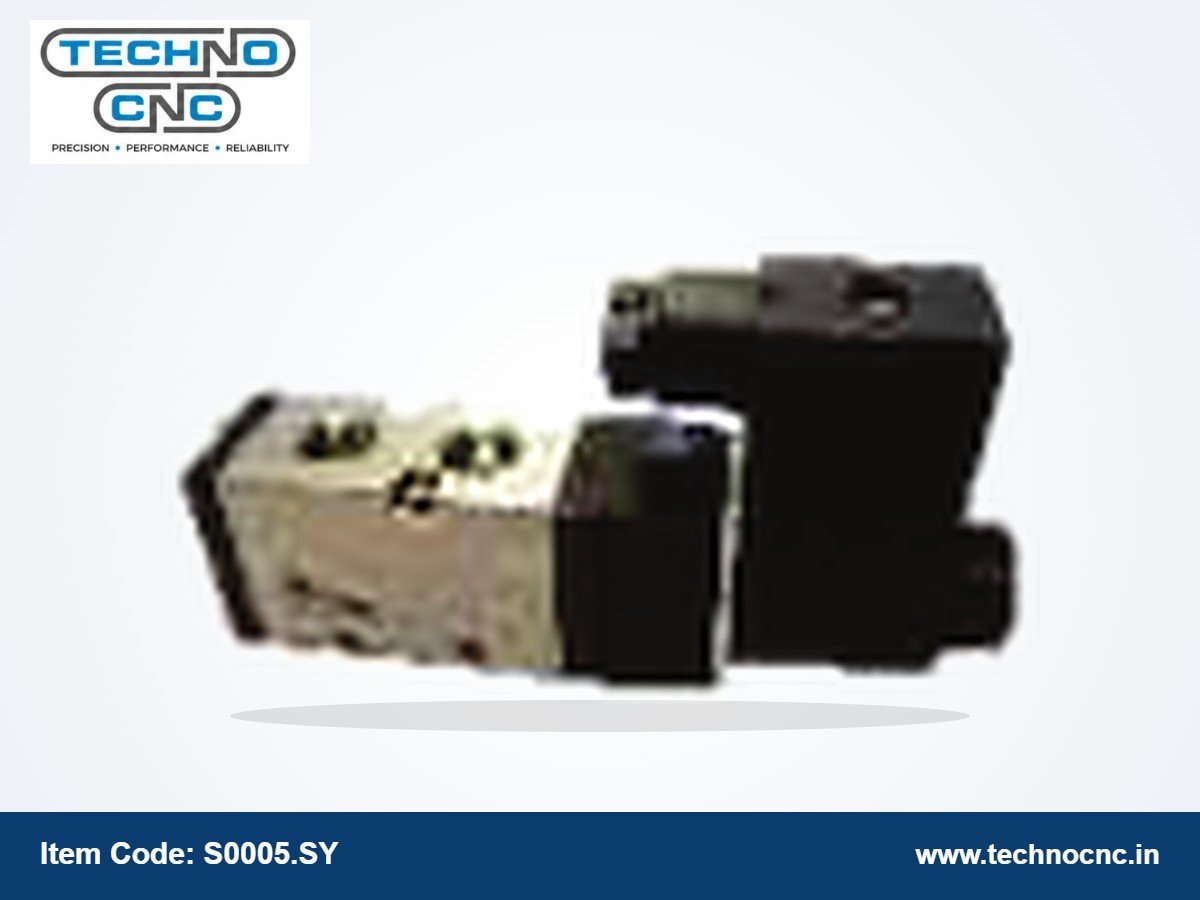 OEM SY Series 5/2 Solenoid Valve (SMC Type) – M5 to 1/4", Body & Base Mounted