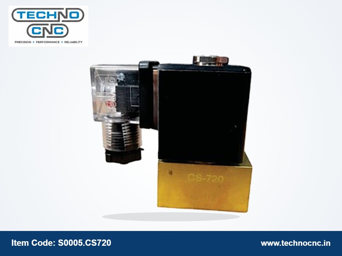 OEM Direct Acting Brass Solenoid Valve CS720 – Up to 80 Bar, 1/4" to 1/2"