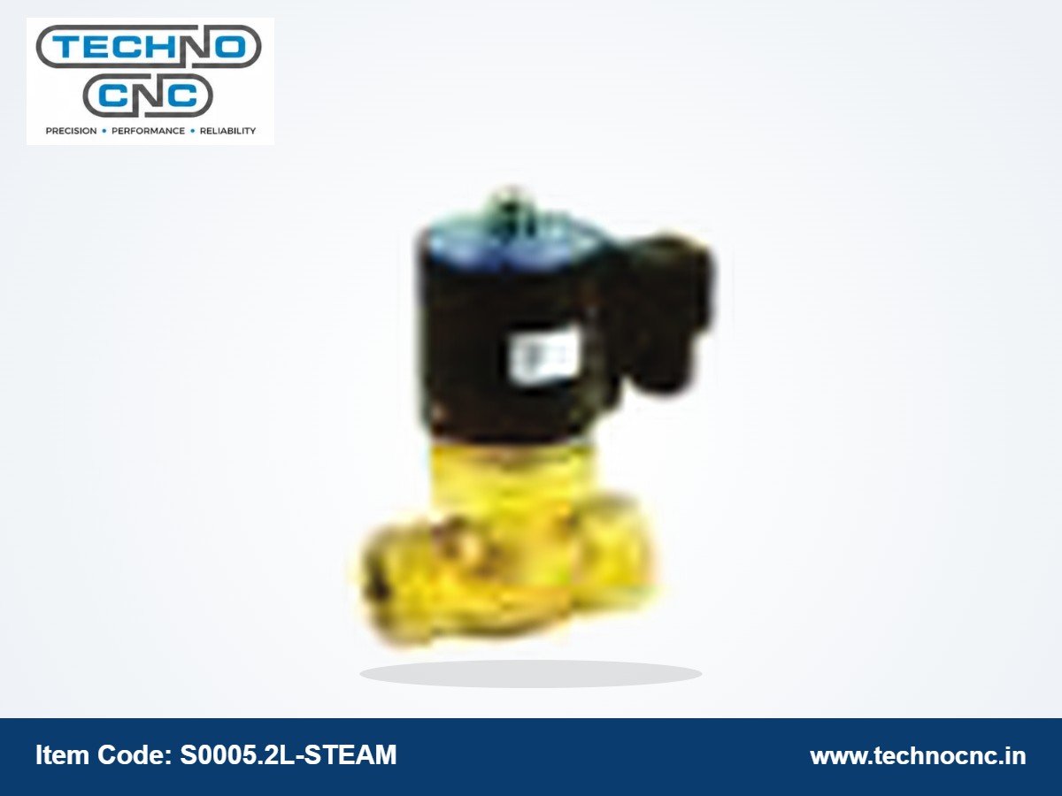 OEM Steam Solenoid Valve 2L Series – Servo Operated Brass, 1/2" to 2", 180 °C