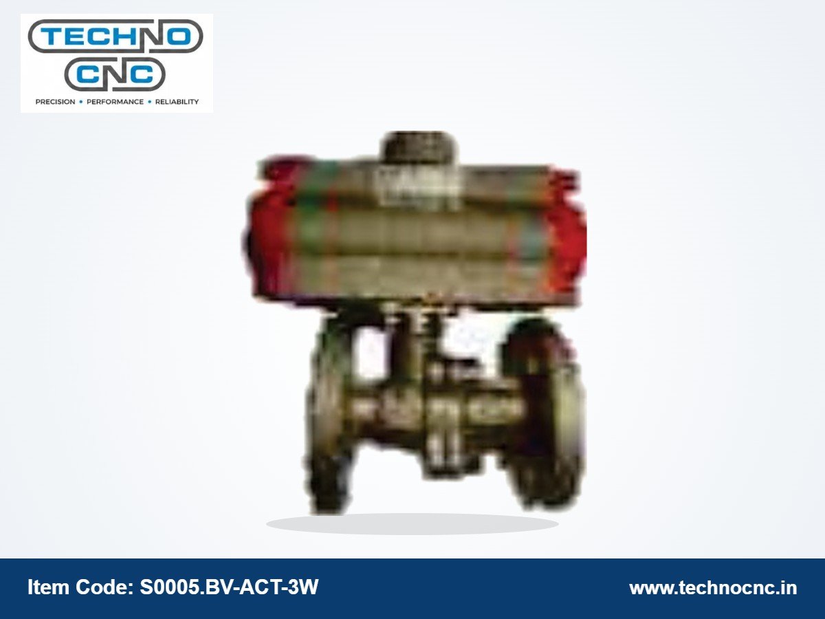 OEM Pneumatic Actuated 3-Way & Flanged Ball Valve – SS316, 1/2" to 2"