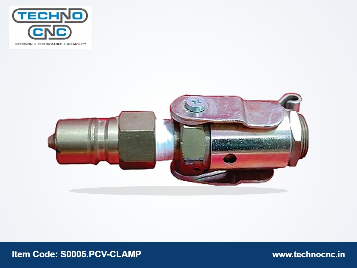 OEM Quick Coupler PCV Series – Pipe Clamp for Copper Tube Charging Point, 4 to 12 mm