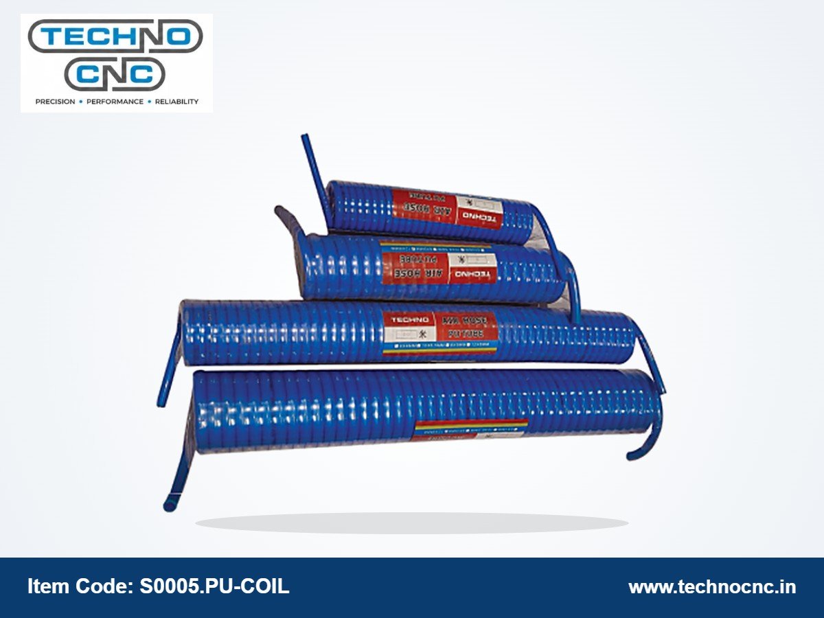 OEM PU Recoiled Air Hose – 6 to 16 mm, 5 to 20 m