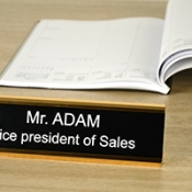 Office Identification Sign