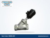 OEM Pneumatic Angle Seat Valve – SS304 Y-Type & Flanged, 1/2" to 3"