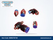 OEM Push-In Pneumatic Fittings – Male Thread: Connector, Elbow, Tee, Banjo, Y, M5 to 1/2"