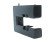 TECHNO Web Guide Sensor | Ultrasonic Fork Edge Sensor ALS-201 Metal Body 0-5V with M12 Cable